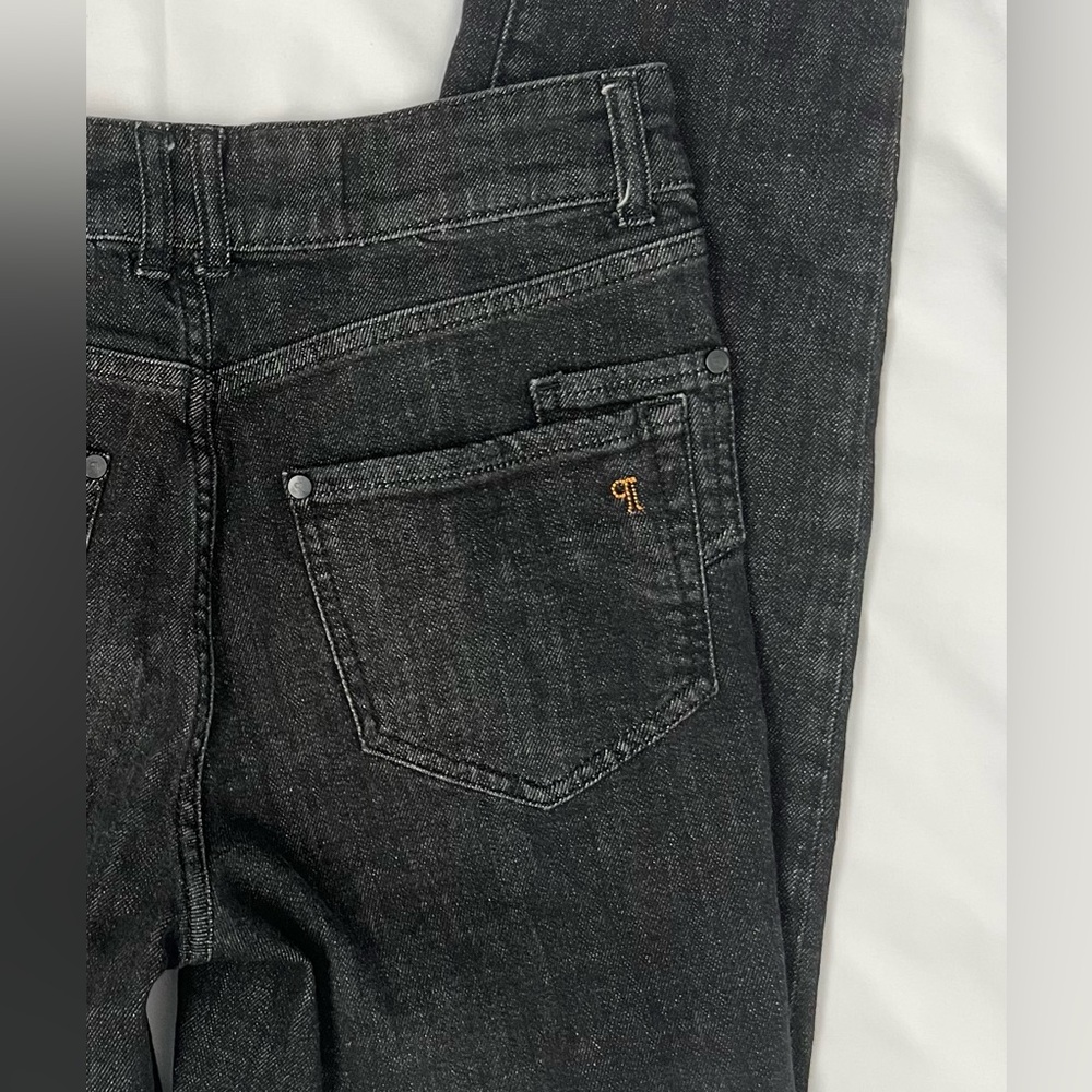 PILCRO ANTHROPOLOGIE Women’s High-Rise Slim Taperered Charcoal Jeans - Size: 26